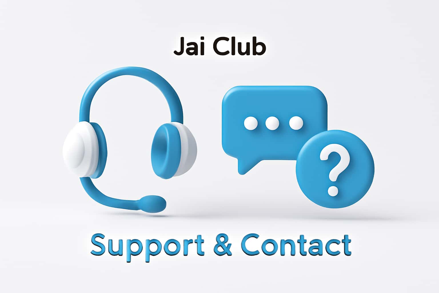 Jai Club Support & Contact Interface